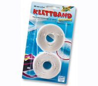 folia Klettband weiss, 2 Rollen folia Klettband weiss, 2 Rollen
