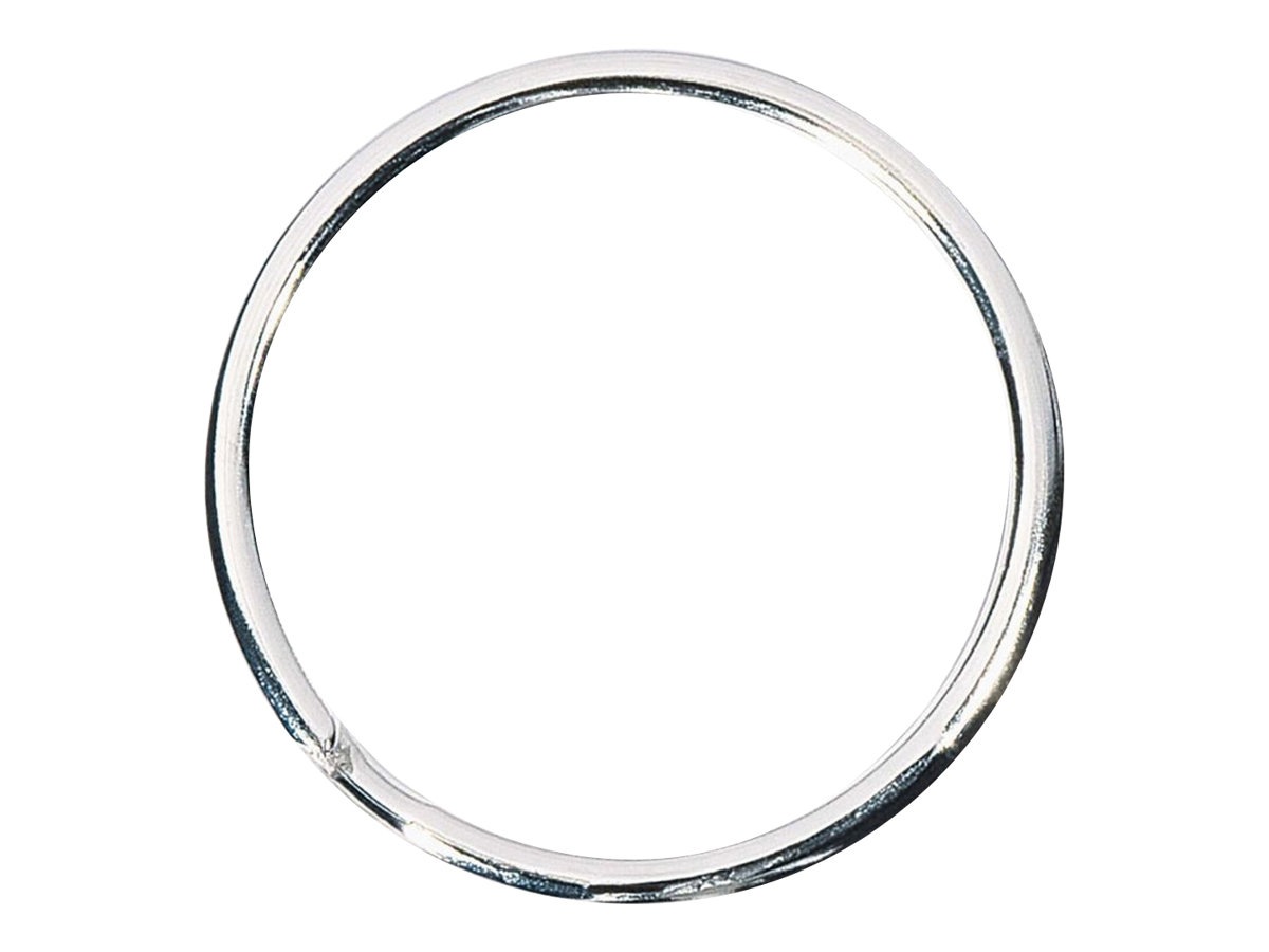 WEDO Schlüsselring silber, 100 St. WEDO Schlüsselring silber, 100 St.