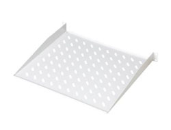 DIGITUS Fachboden 48,3cm 19Zoll fuer Netzwerkschrank RAL7035 grau 483x400x44mm incl. Befestigungsmaterial