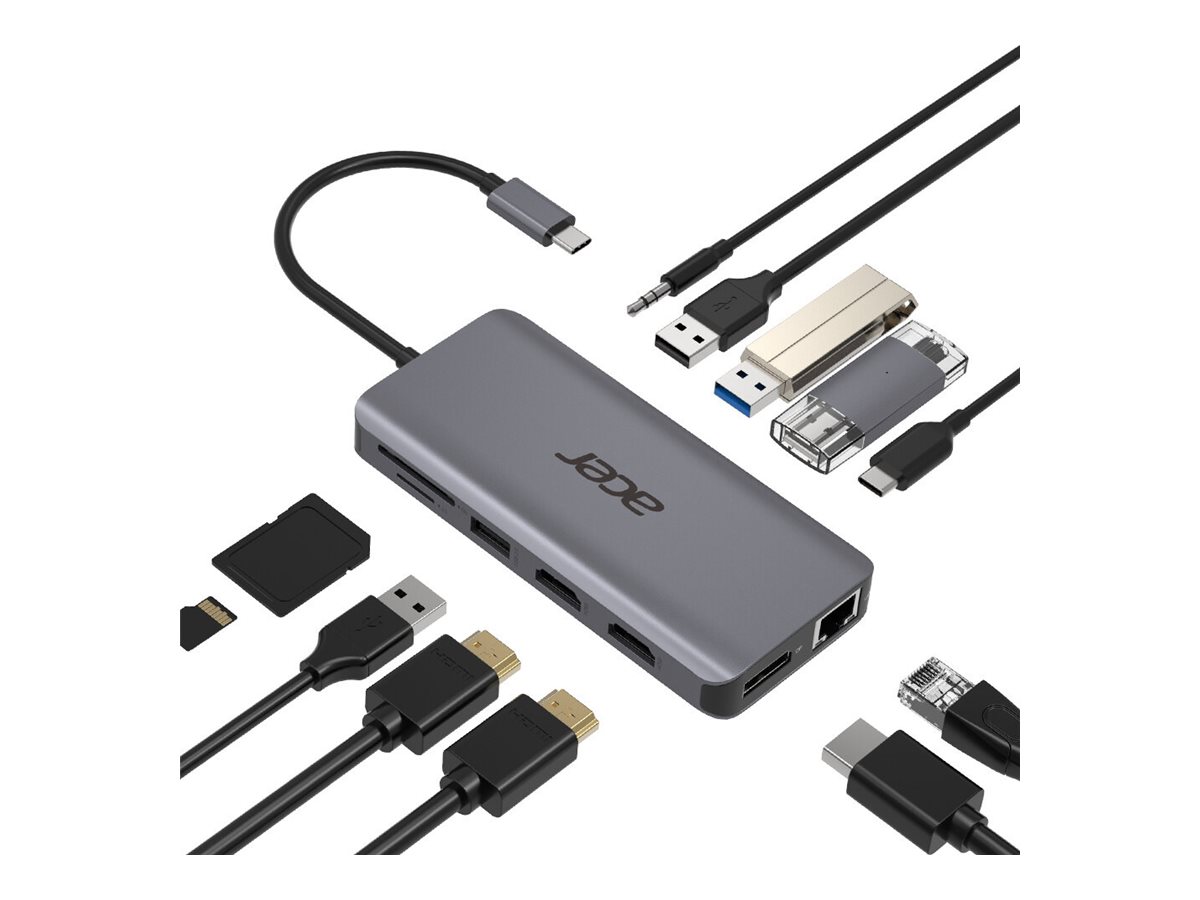 NB ACC ACER 12-in-1 USB Type C Dongle to2xUSB 3.2