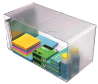 Deflecto Cube Aufbewahrungsbox transparent 30,5 x 15,3 x 15,3 cm Deflecto Cube Aufbewahrungsbox transparent 30,5 x 15,3 x 15,3 cm