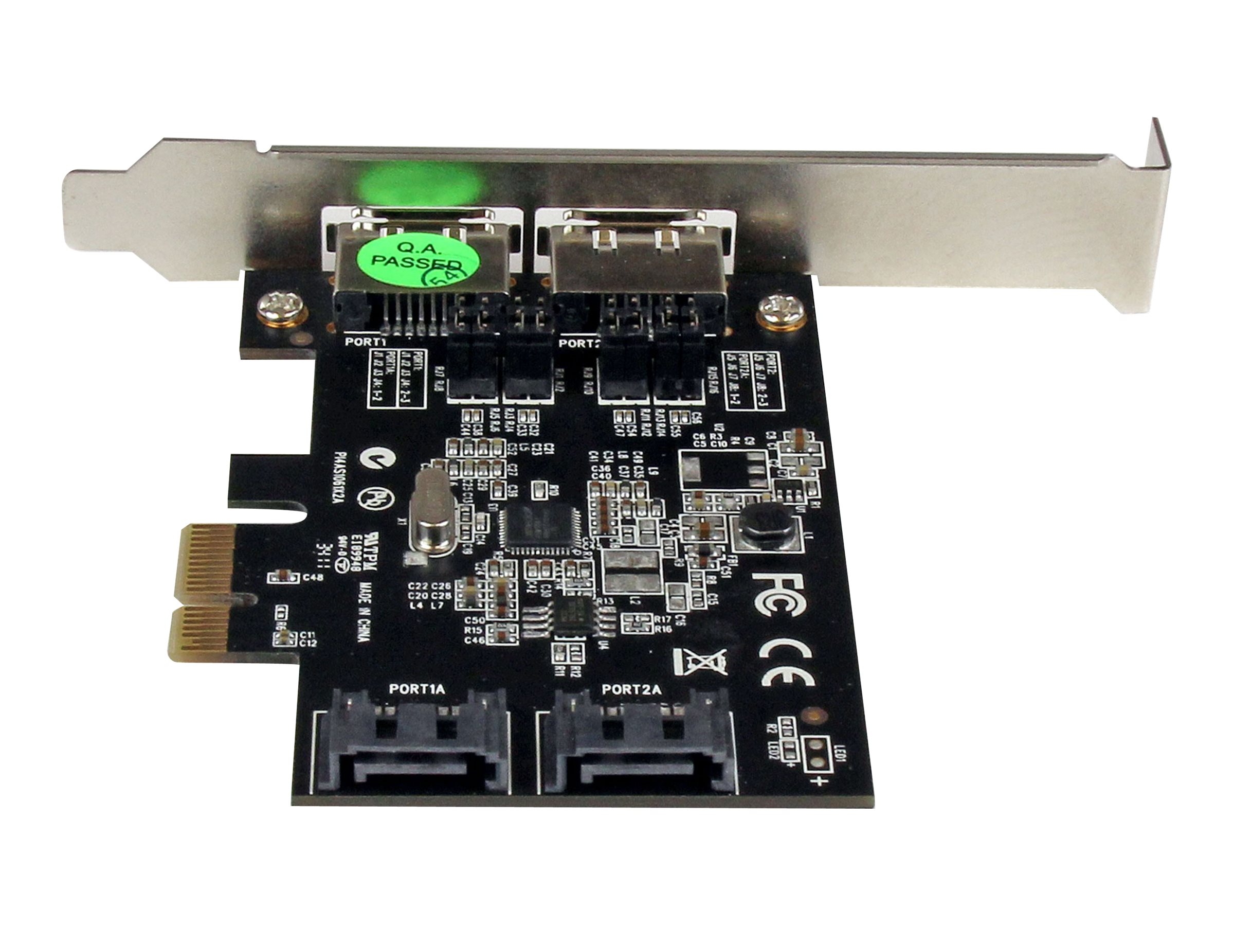 STARTECHCOM 2 Port SATA III PCI Express Schnittstellenkarte 2 Port SerialATA 6GBs PCIe Karte