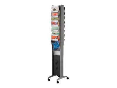 PAPERFLOW Prospektstaender EPI silber DIN A4 PAPERFLOW Prospektstaender EPI silber DIN A4