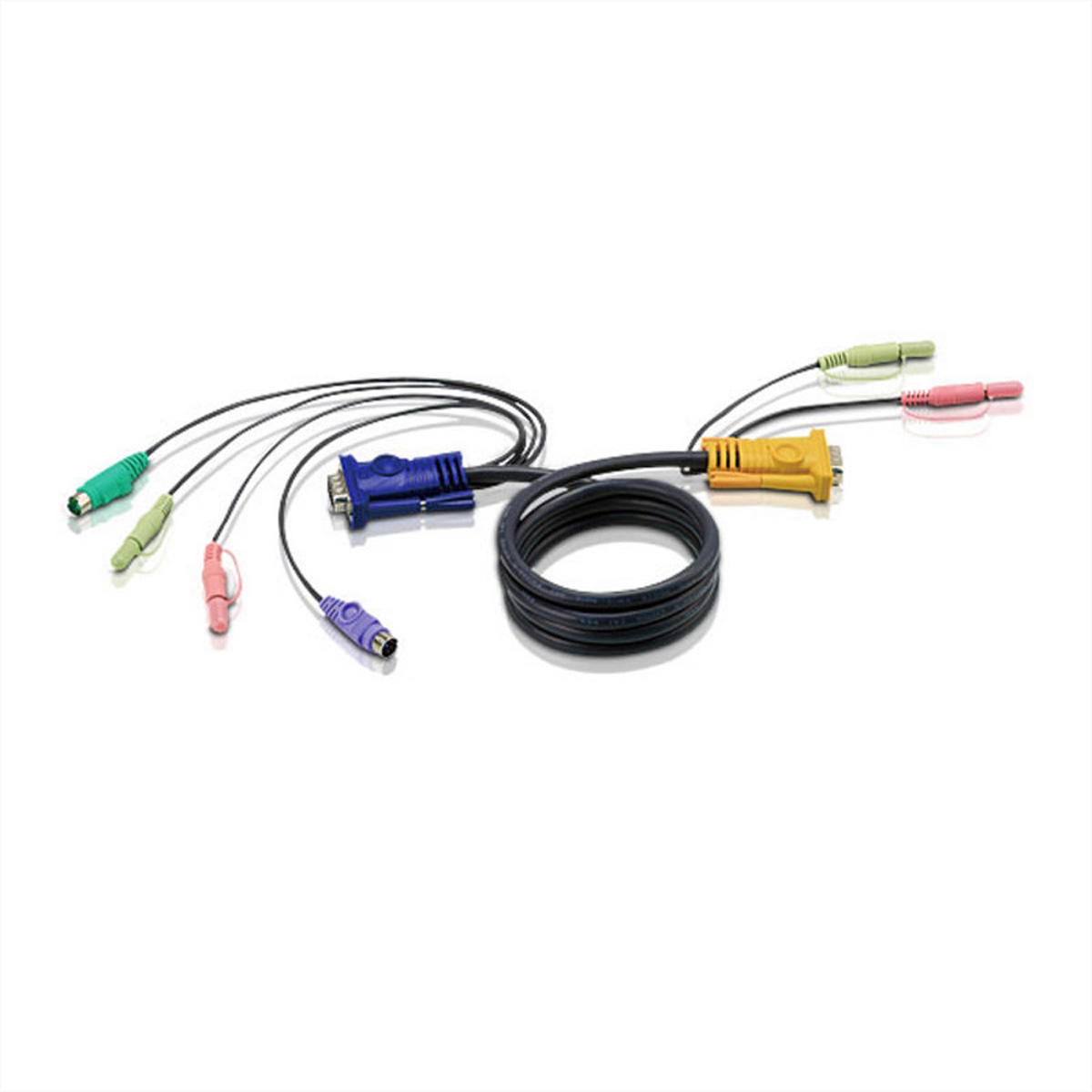 ATEN PS/2-KVM-Kabel mit 3-in-1-SPHD und Audio - 1.8 m