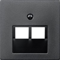 Merten Zentralplatte 298014 UAE-Einsatz 2f. anthrazit Merten Zentralplatte 298014 UAE-Einsatz 2f. anthrazit