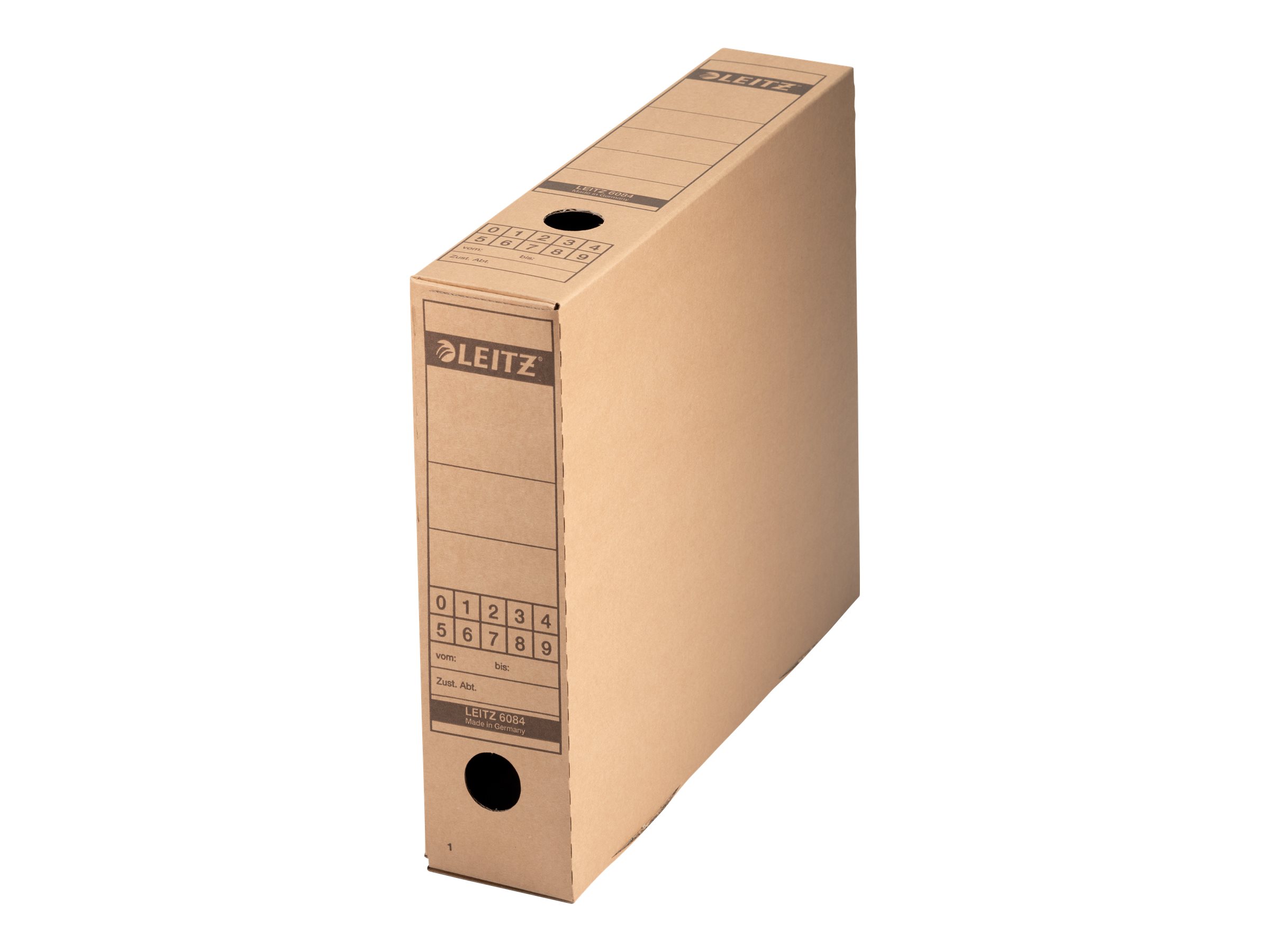 10 LEITZ Archivboxen 6084 braun 7,0 x 26,5 x 32,5 cm 10 LEITZ Archivboxen 6084 braun 7,0 x 26,5 x 32,5 cm