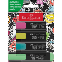 FABER-CASTELL Graffiti Textmarker farbsortiert, 4 St. FABER-CASTELL Graffiti Textmarker farbsortiert, 4 St.