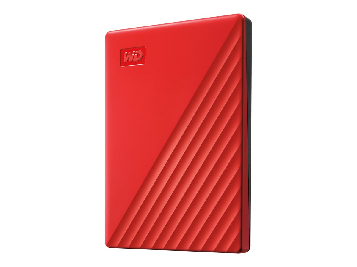 Western Digital My Passport 2 TB externe HDD-Festplatte rot, schwarz Western Digital My Passport 2 TB externe HDD-Festplatte rot, schwarz