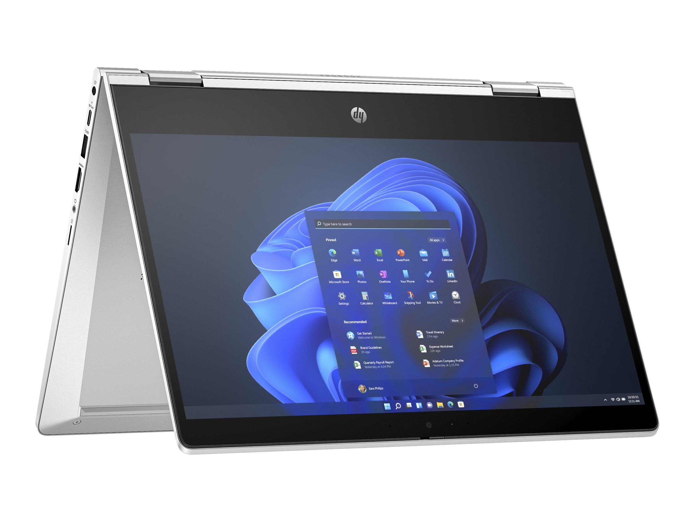 HP Pro x360 435 G10 AMD Ryzen 5 7530U 33,8cm 13,3Zoll FHD BV Touch 1x8GB 256GB/PCIe NVMe/SSD UMA Wi-Fi 6E BT FPR W11P 3J Gar (DE)