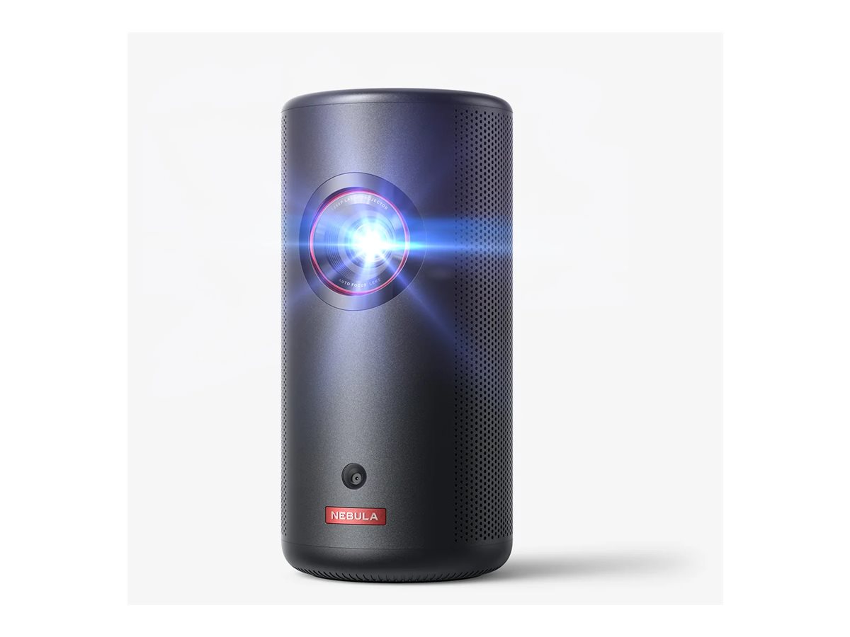 ANKER Nebula Capsule 3 Laser GTV black Mini-Projektor 1080p HD 900 Gramm leicht 15000mAh Akku 2,5 Std. Wiedergabe Android TV 11.0