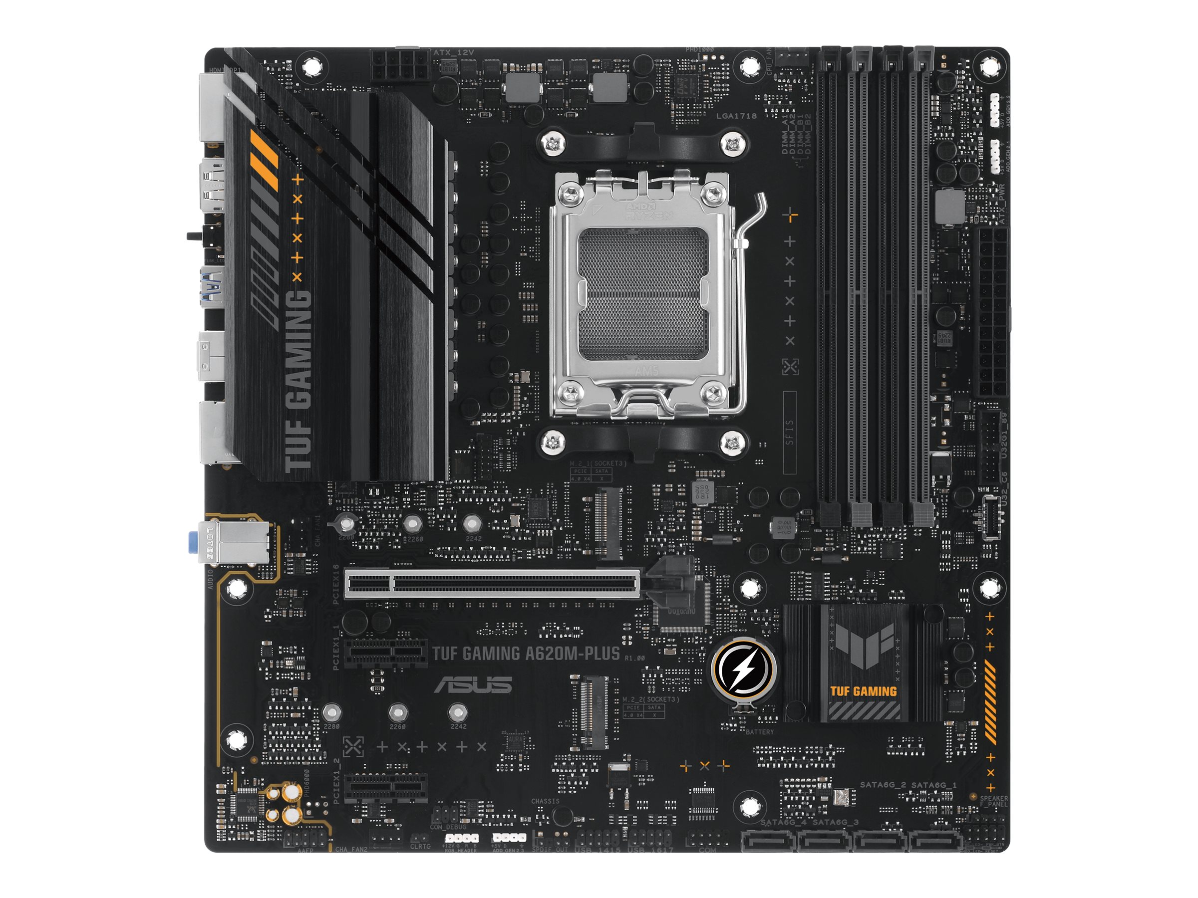 ASUS TUF GAMING A620M-PLUS AM5 MB 4xDDR5 4xSATA 2xM.2 ASUS TUF GAMING A620M-PLUS AM5 MB 4xDDR5 4xSATA 2xM.2