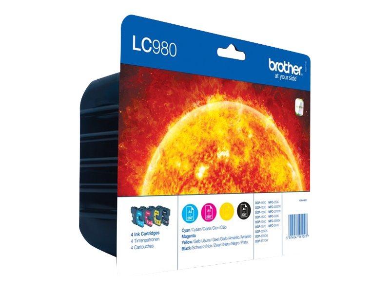 LC980VALBP BROTHER DCP Tinte (4) cmyk LC980VALBP BROTHER DCP Tinte (4) cmyk