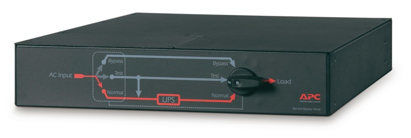 APC Service Bypass Panel Bypass switch rackmountable AC 230V output connectors 4 2U 19 Black