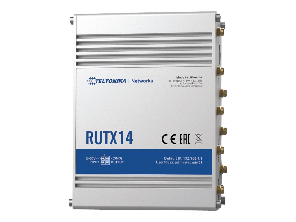 TELTONIKA NETWORKS RUTX14 DUAL SIM 4G/LTE Router