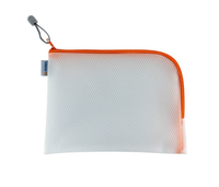 HERMA ReiÃverschlussbeutel transparent/orange, 1 St. HERMA ReiÃverschlussbeutel transparent/orange, 1 St.
