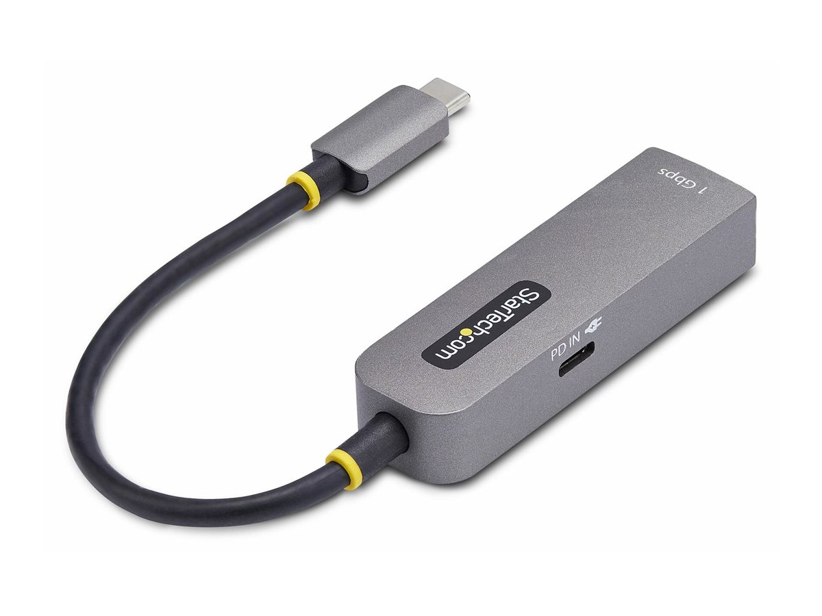 STARTECH.COM 1GbE USB C Ethernet Adapter 100W PD USB-C auf Lan-RJ45 Netzwerkadapter USB-C 3.0 NIC Thunderbolt Kompatibel