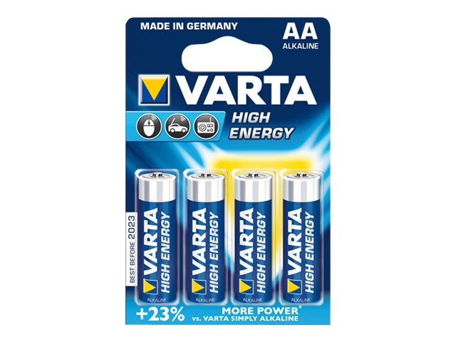 VARTA Batterie Mignon AA LR6 Longlife Power (4er Pack) Alkaline