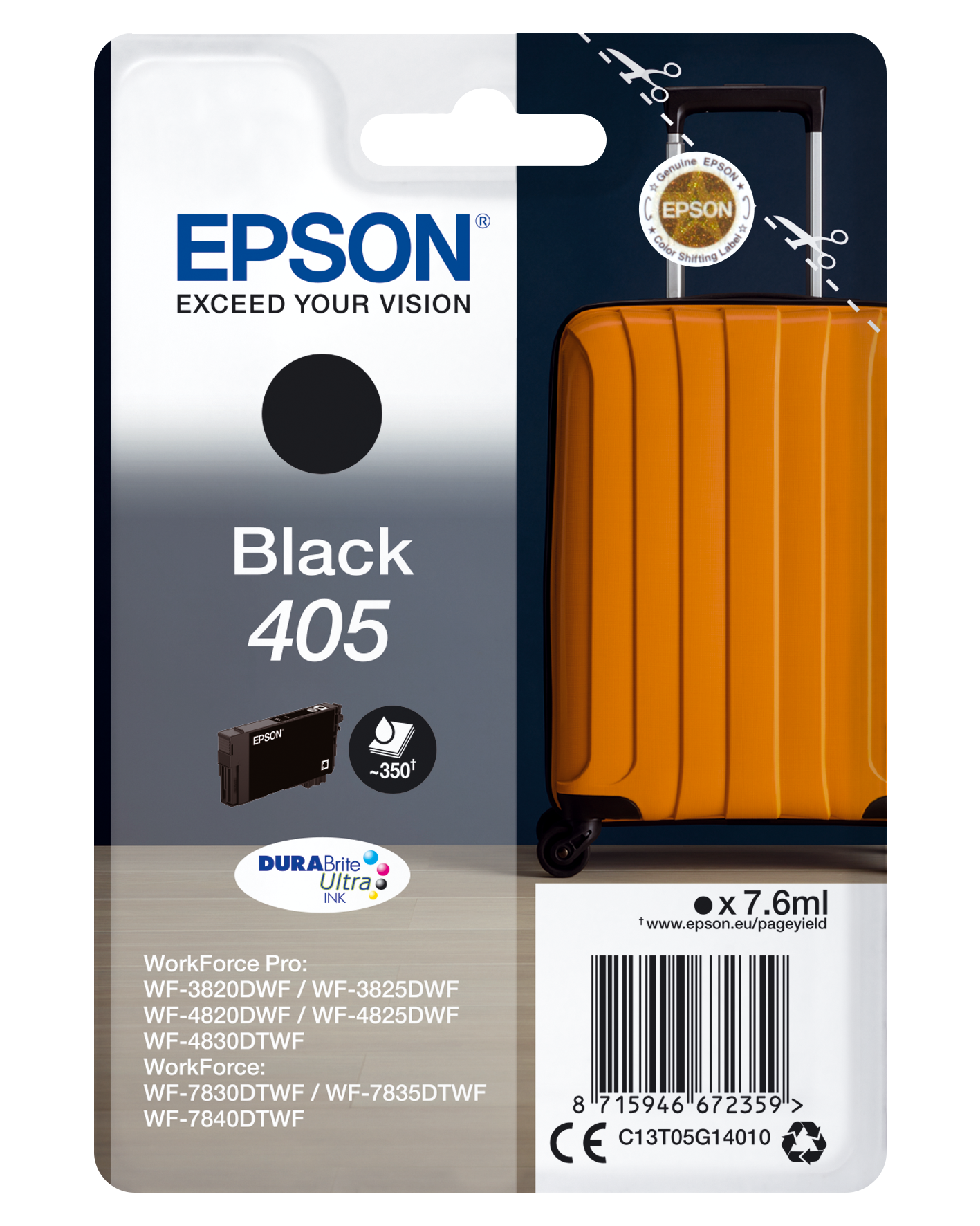 C13T05G14010 EPSON Nr405 WF Tinte black