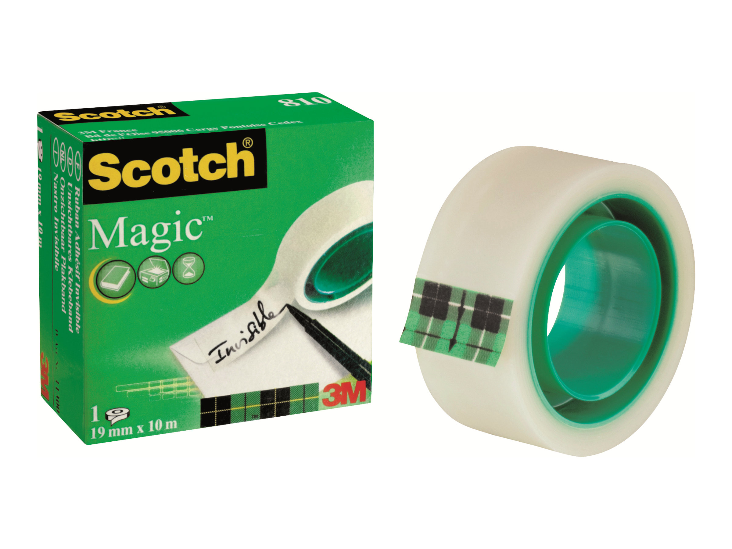 Scotch Magicâ„¢ Tape Klebefilm matt 19,0 mm x 10,0 m 1 Rolle Scotch Magicâ„¢ Tape Klebefilm matt 19,0 mm x 10,0 m 1 Rolle
