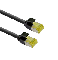 helos ultra slim Patchkabel S/FTP Cat 6A schwarz 3,0m helos ultra slim Patchkabel S/FTP Cat 6A schwarz 3,0m
