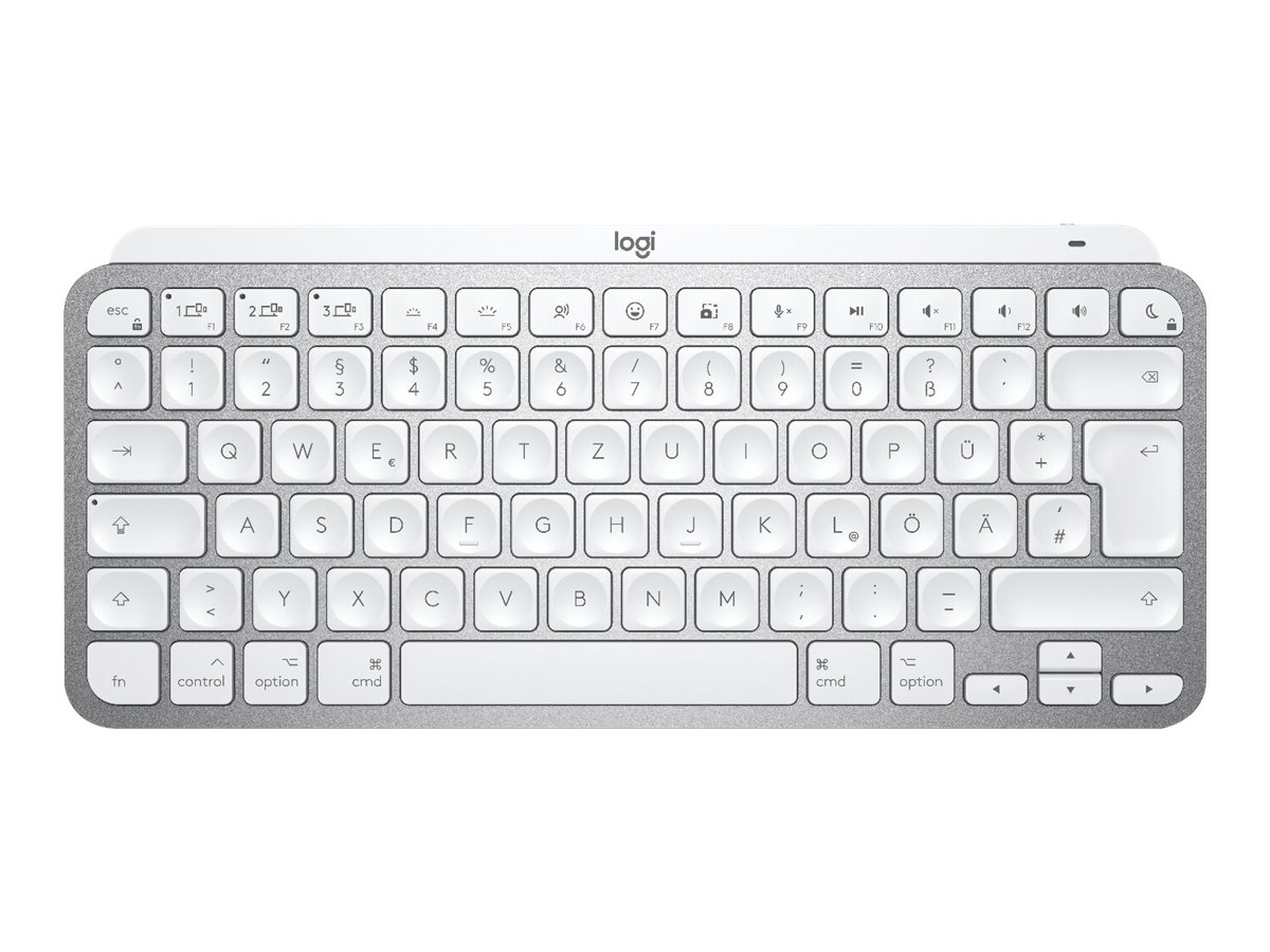 Logitech MX Keys Mini for Mac - Tastatur - kabellos DE - hellgrau Logitech MX Keys Mini for Mac - Tastatur - kabellos DE - hellgrau