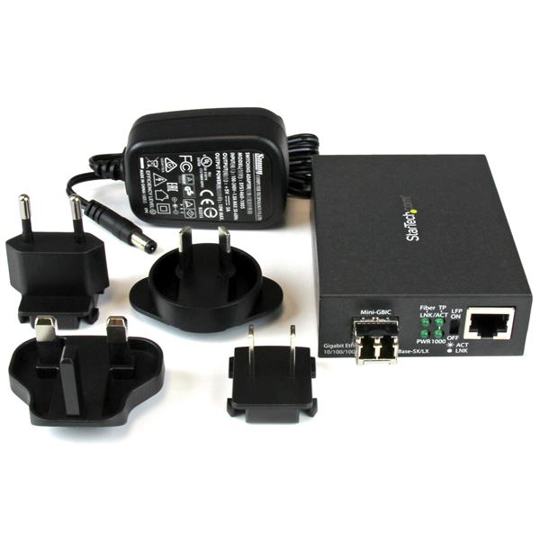 STARTECHCOM Unmanaged Gigabit Fiber Media Converter MMLC Low Cost