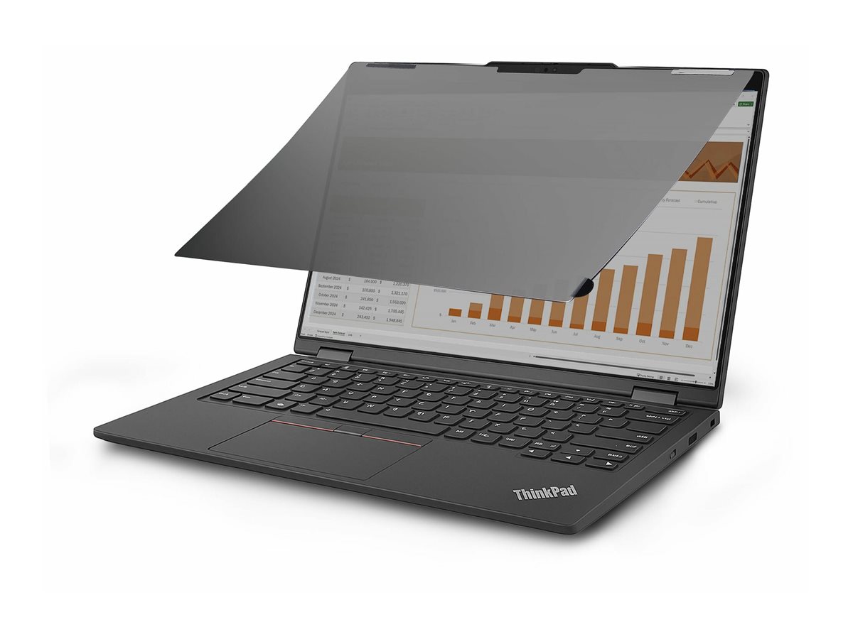 STARTECHCOM Lenovo X13 Yoga Gen 4 Bright Privacy Screen Filter with Touch FlipOver 75 Light Transmittance AntiGlare