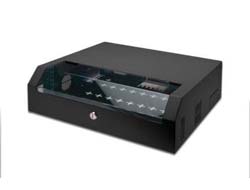 DIGITUS Wandgehäuse, Slim 3HE rotierbar, 145x500x475 Schwarz