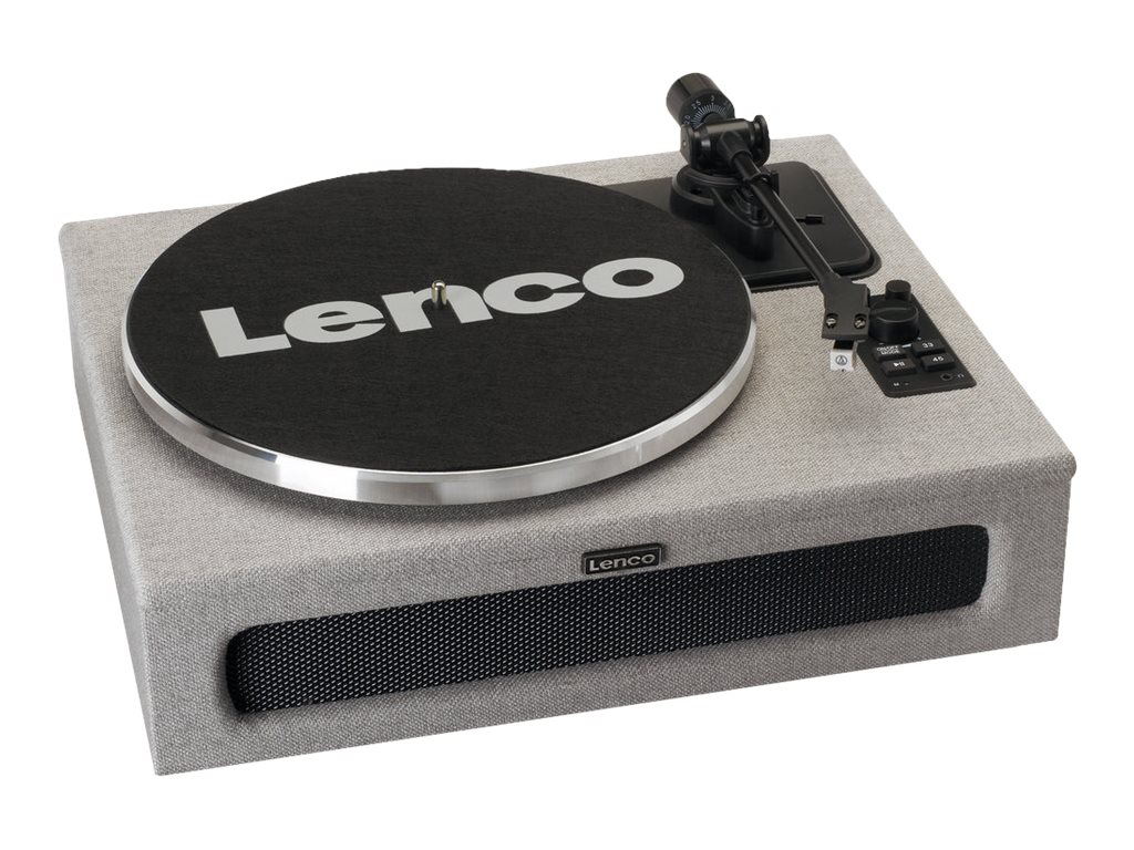 LENCO LS440GY Plattenspieler mit 4 Lautsprechern