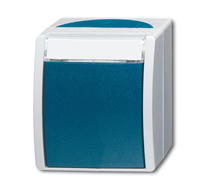 Busch-Jaeger Wechselschalter 2601/6 WN-53 ocean grau/blaugrün Busch-Jaeger Wechselschalter 2601/6 WN-53 ocean grau/blaugrün