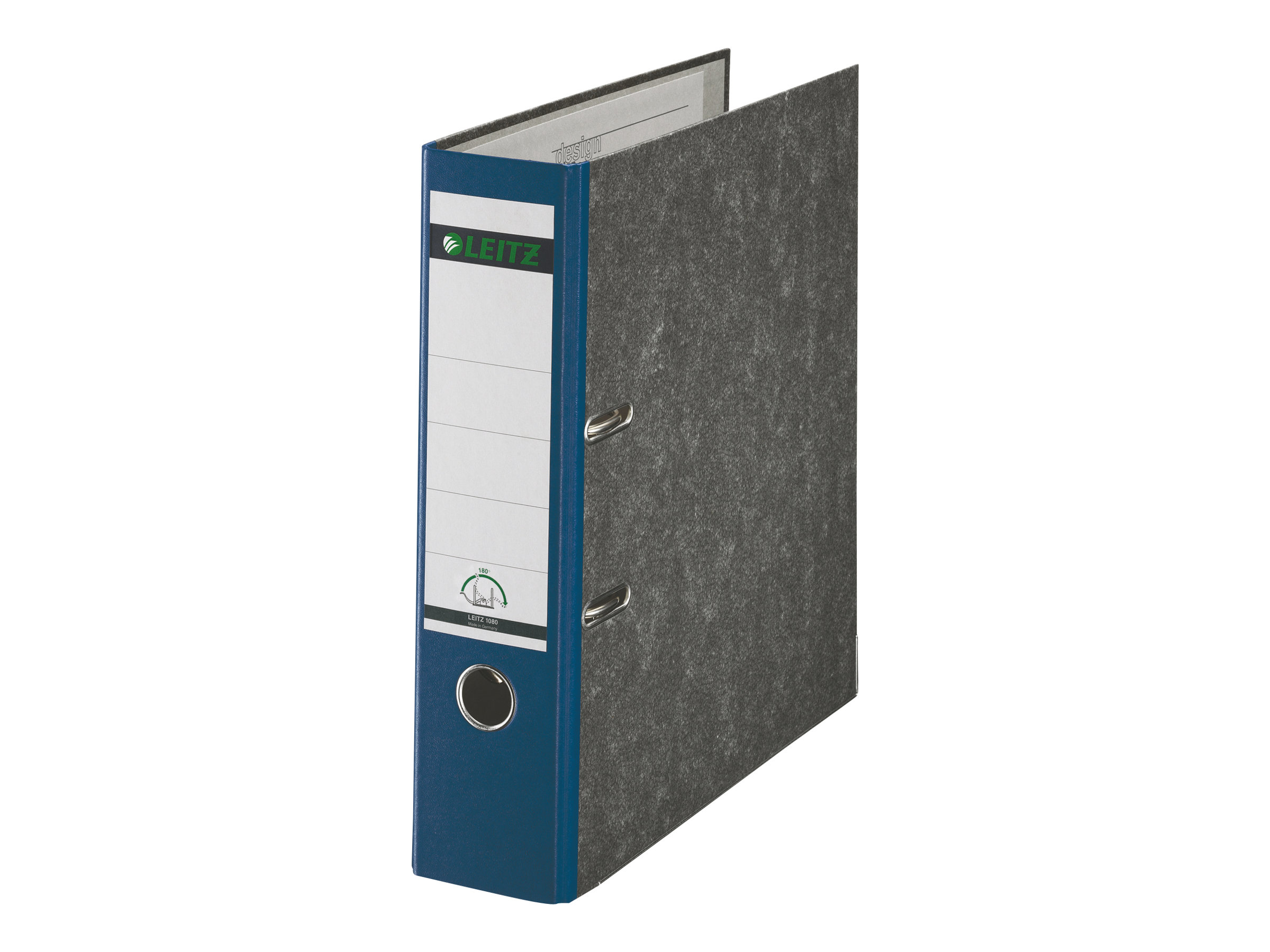 LEITZ 1080 Ordner blau marmoriert Karton 8,0 cm DIN A4 LEITZ 1080 Ordner blau marmoriert Karton 8,0 cm DIN A4