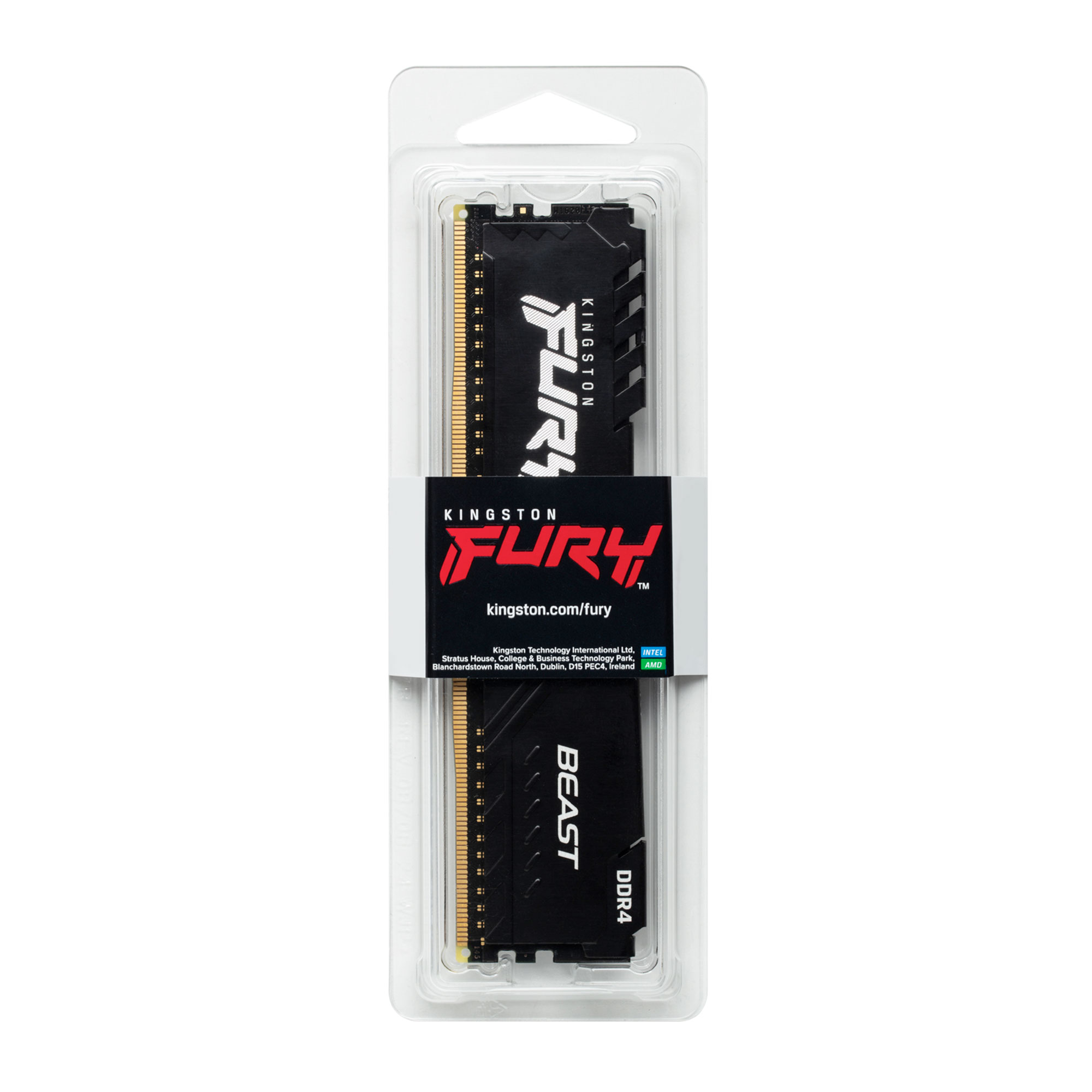 KINGSTON 16GB 3200MHz DDR4 CL16 DIMM FURY Beast Black
