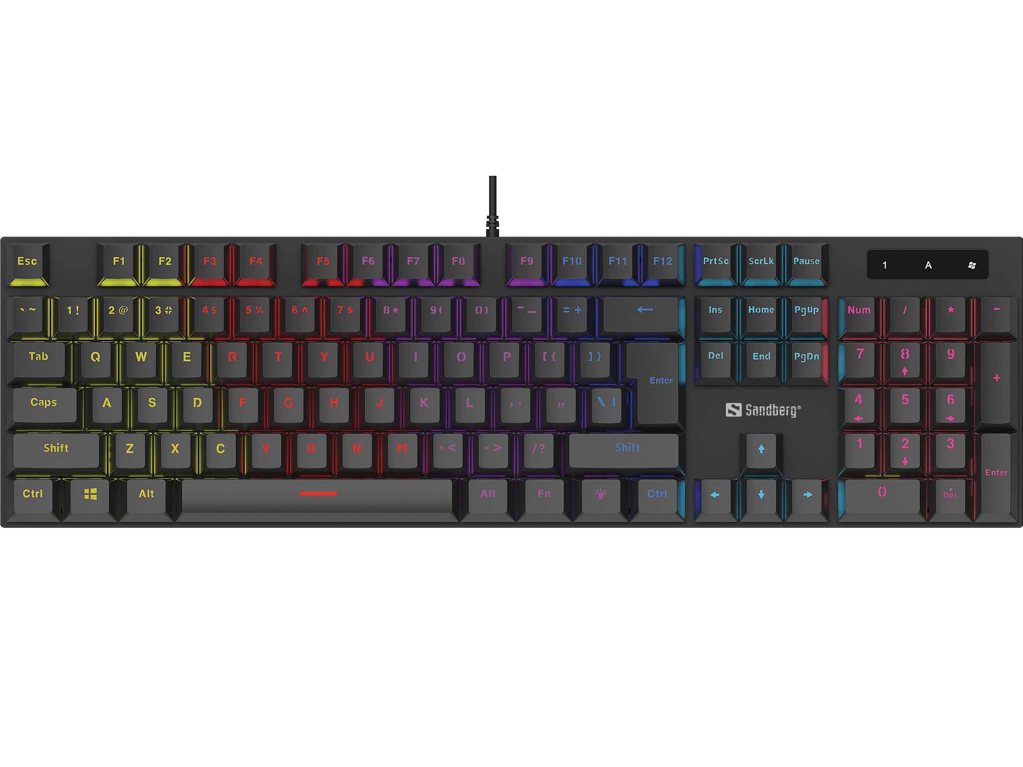 SANDBERG Mechanical Gamer Keyboard GERMAN