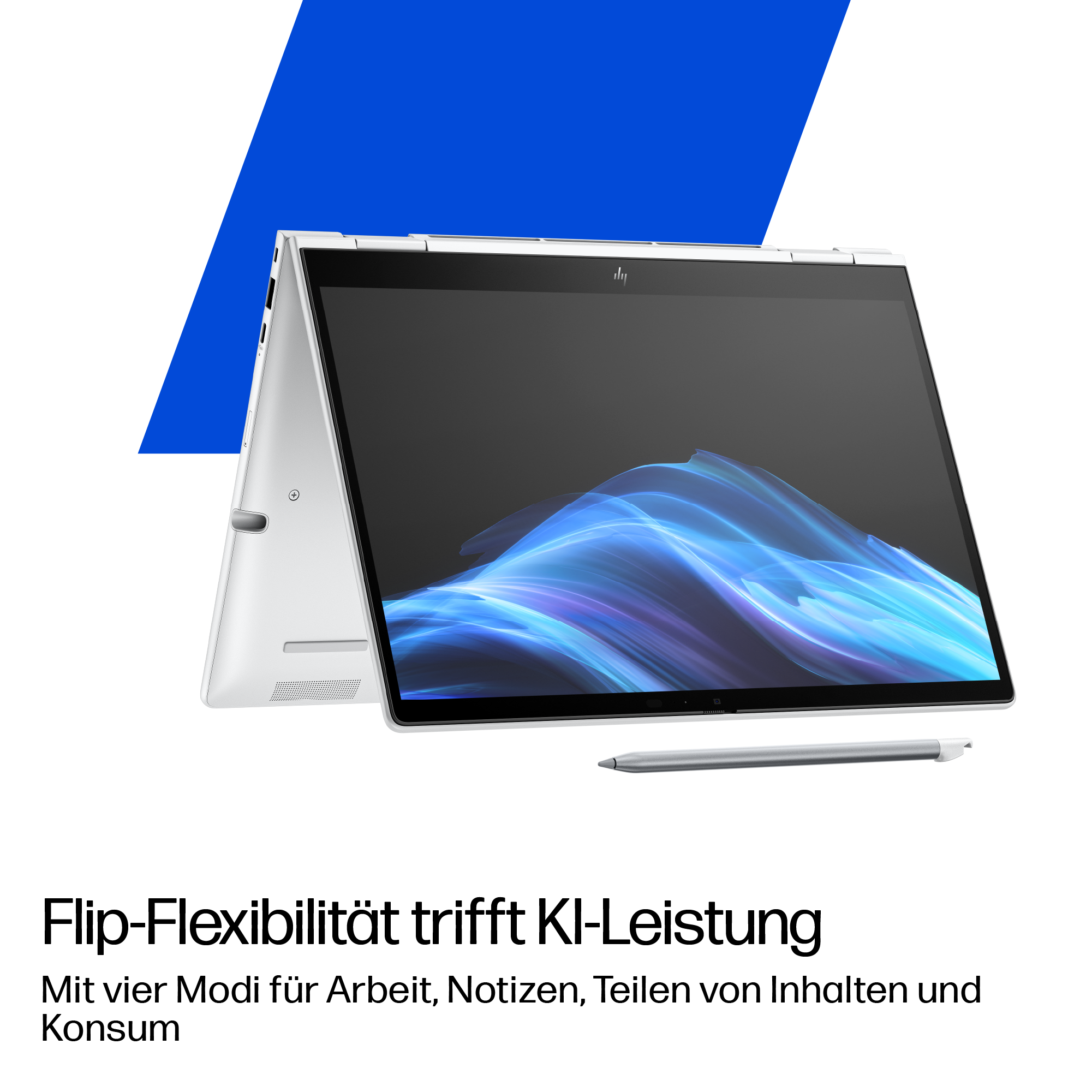 HP EliteBook 8 FLIP G1i Intel Core Ultra 5 225U 33,7cm 13,3Zoll WUXGA 16GB 512GBSSD W11P SmartBuy 3J Gar DE