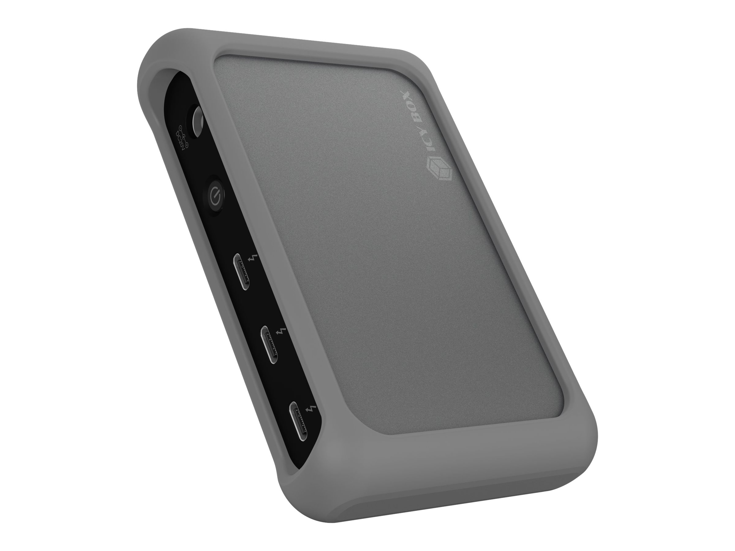 ICY BOX IB-HUB801-TB4 Thunderbolt 4 HUB Type-C 3x TB 4 Type-C Schnittstelle bis zu 40 Gbit/s incl. 100 W power supply PD 85W