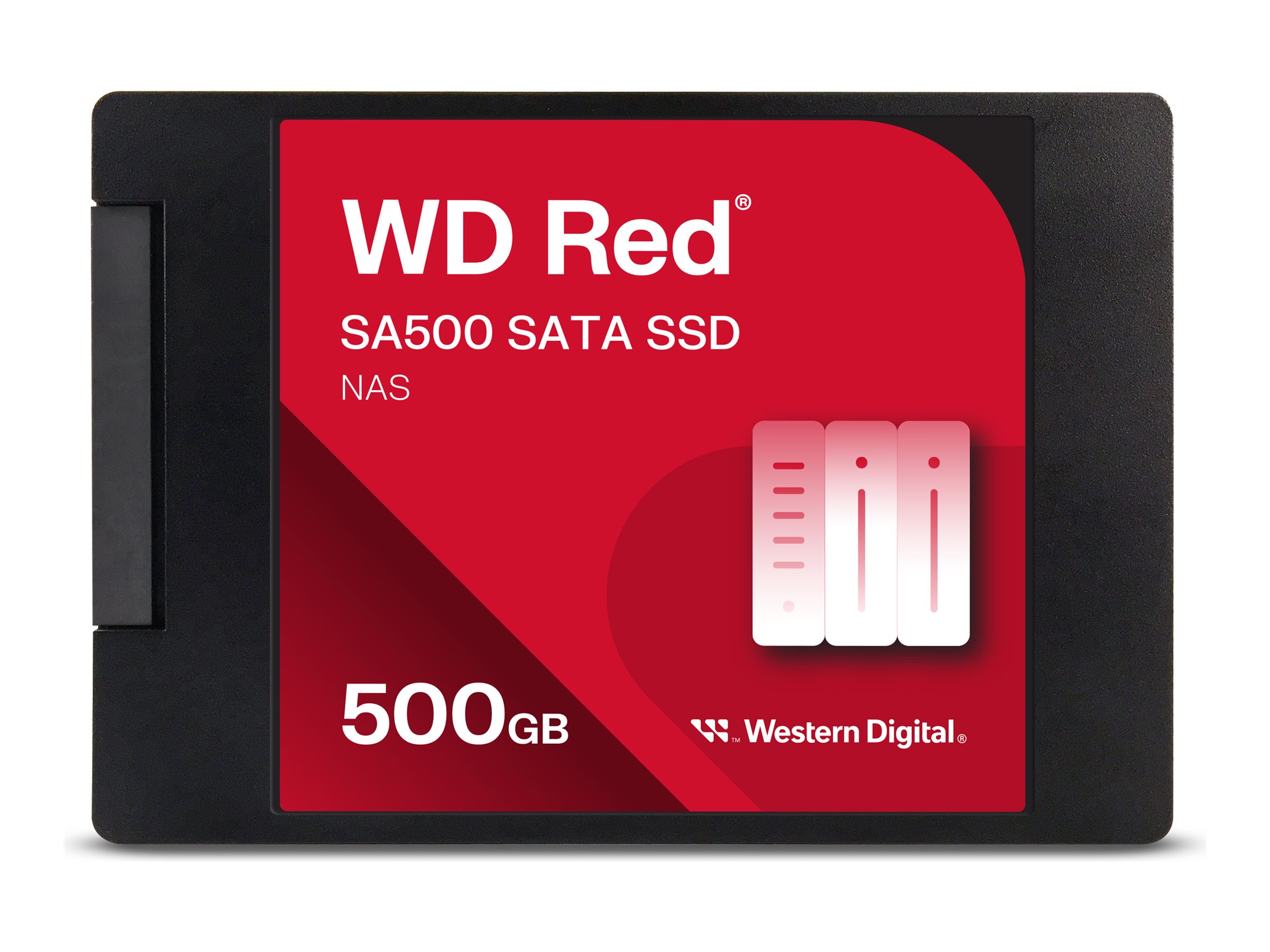 WD Red SSD SA500 NAS 500GB 6,35cm 2,5Zoll SATA III 6 Gb/s internal single-packed