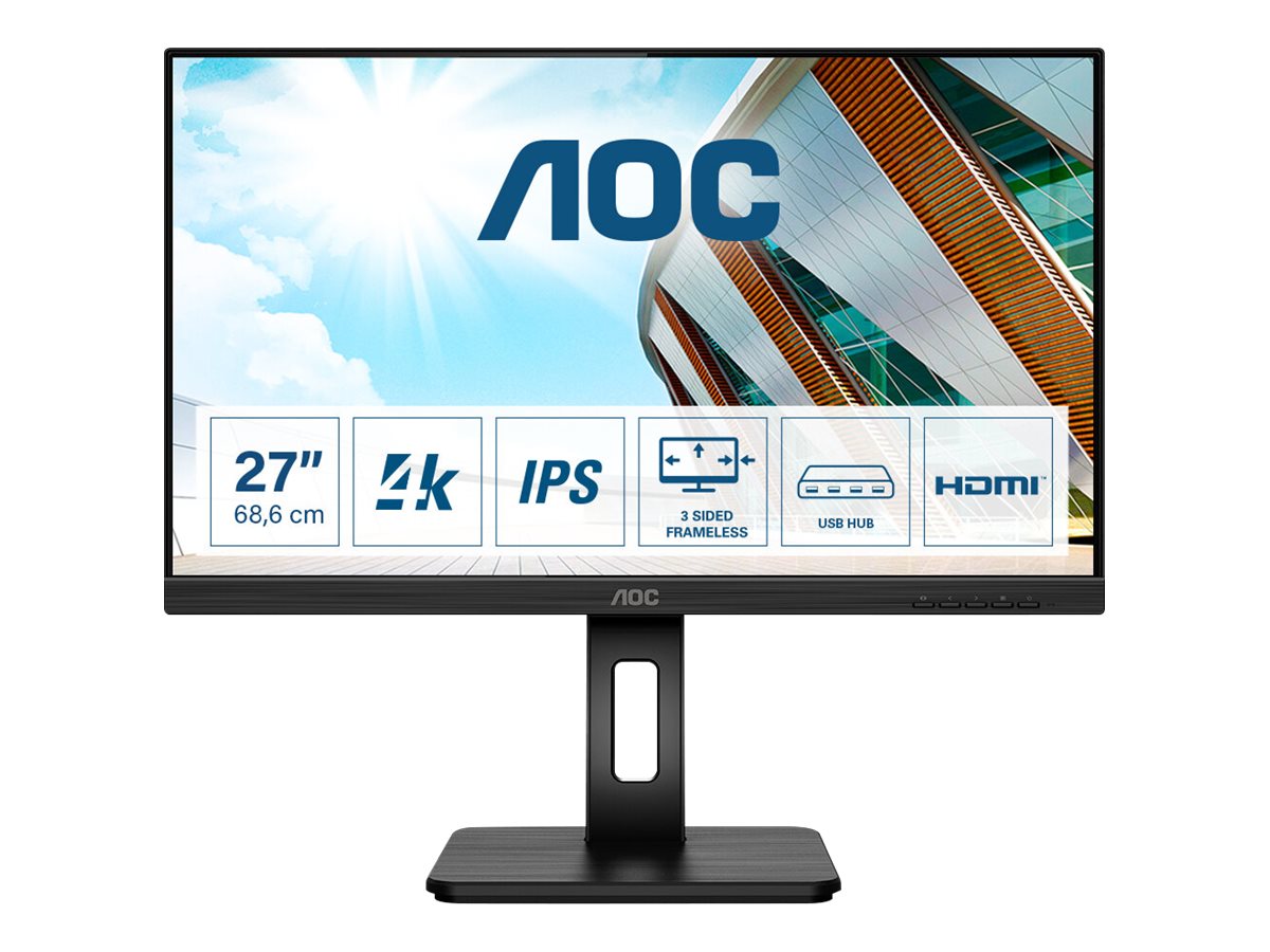 AOC 68,6cm 27 U27P2 1609 HDMIDPUSB IPS 4K black
