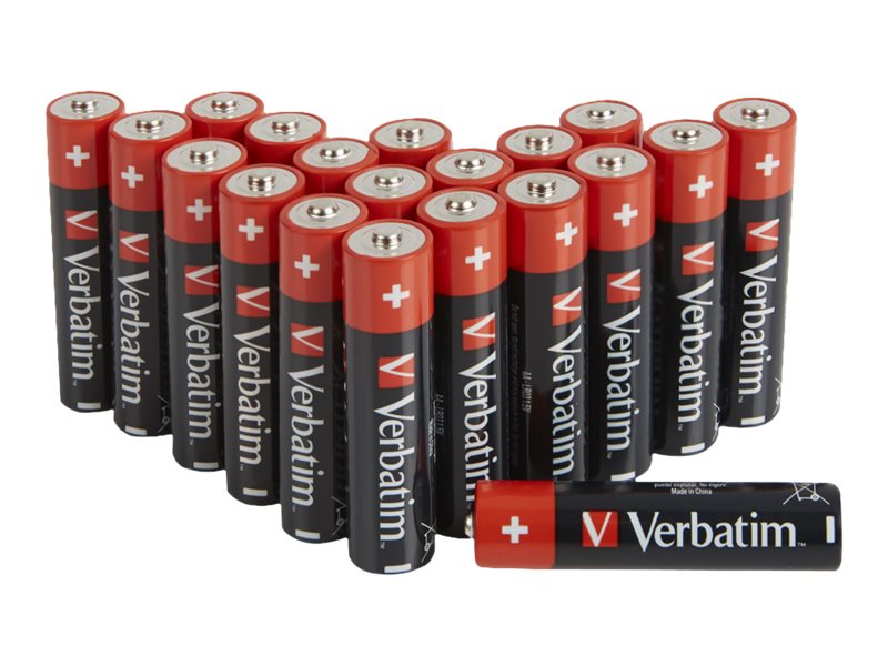 49877 VERBATIM Batterien 20er Pack