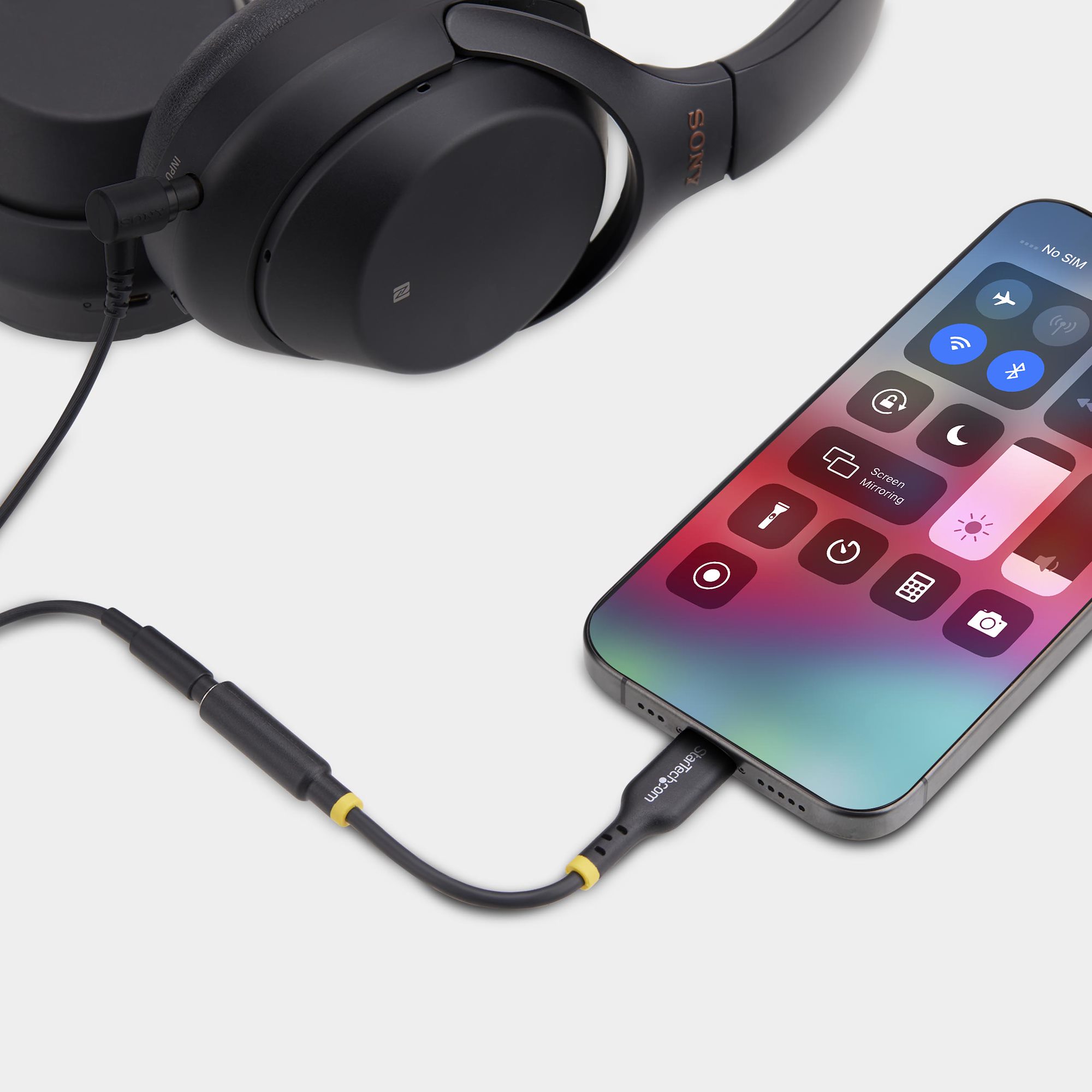 STARTECHCOM USB C Kopfhörer Adapter USB C TRRS KopfhörerHeadset Audio USBC auf 3,5mm Klinke HiFi 32BitDAC PC Handy