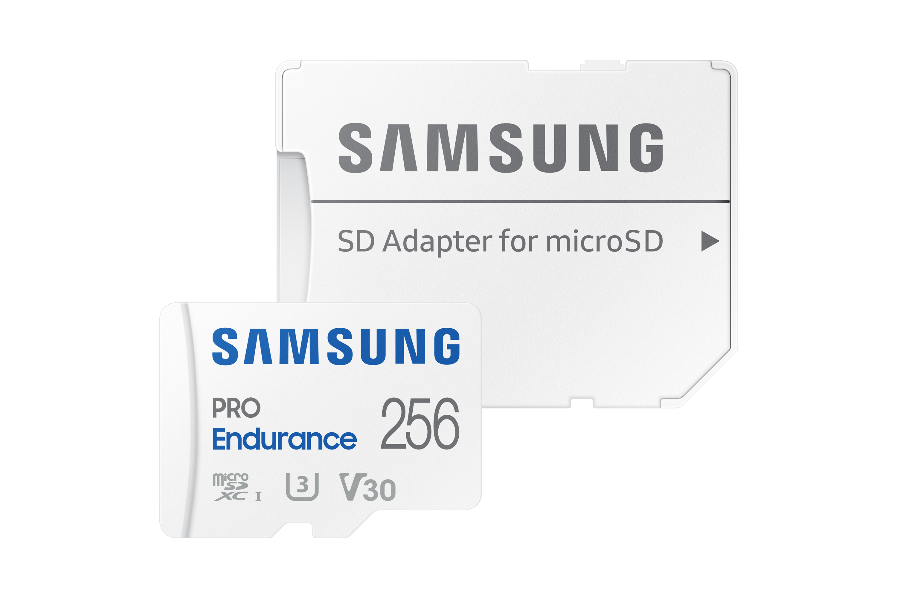 SAMSUNG PRO Endurance microSD 256GB UHSI U3 Class10 R100W30 up to 140160 hours inkl SD Adapter 2022