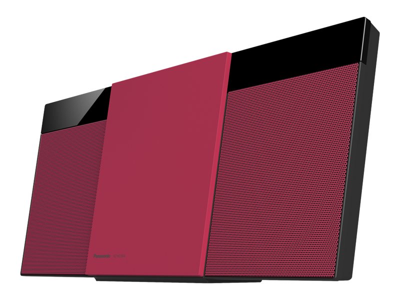 Panasonic SCHC304EGR Bluetooth, CD, Radio red