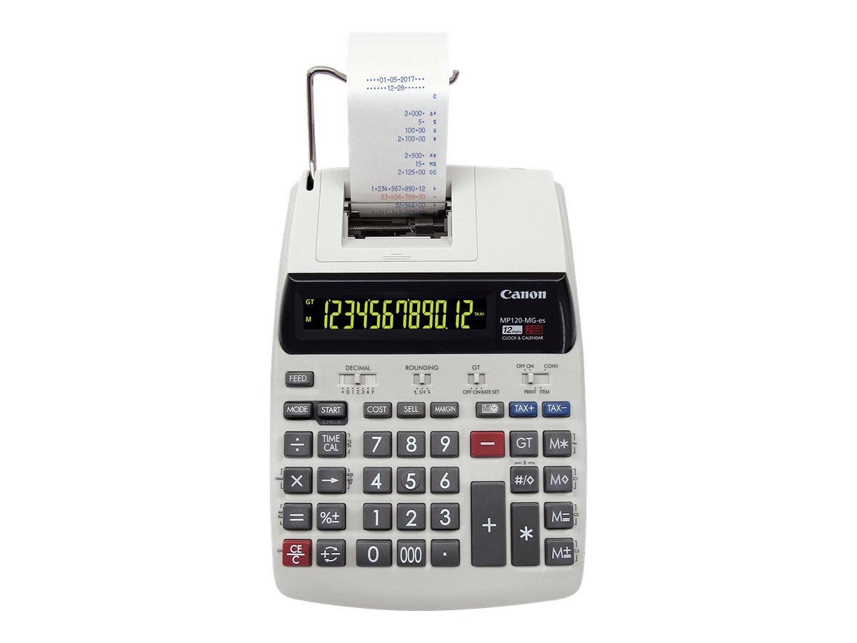 Canon MP120-MG-ES II Tischrechner druckend lichtgrau Canon MP120-MG-ES II Tischrechner druckend lichtgrau
