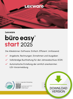 LEXWARE ESD büro easy start 2025 unbegrenzte Laufzeit Download ABO