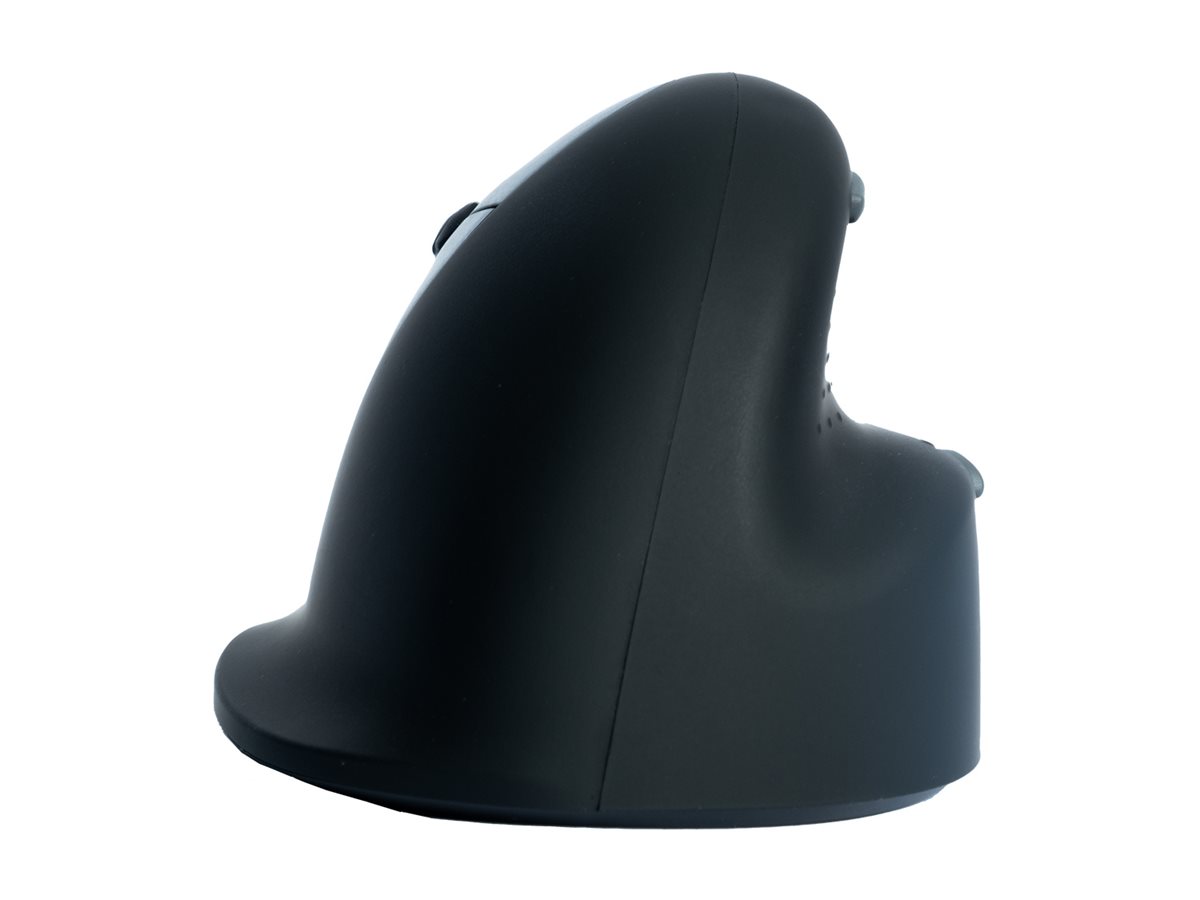 r-go HE Ergo Vertical Mouse Groesse M links Maus ergonomisch kabellos schwarz, silber