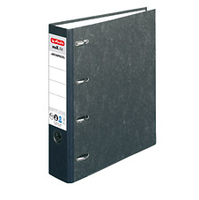herlitz Wolkenmarmor-Papier Doppelordner schwarz Karton 7,0 cm herlitz Wolkenmarmor-Papier Doppelordner schwarz Karton 7,0 cm