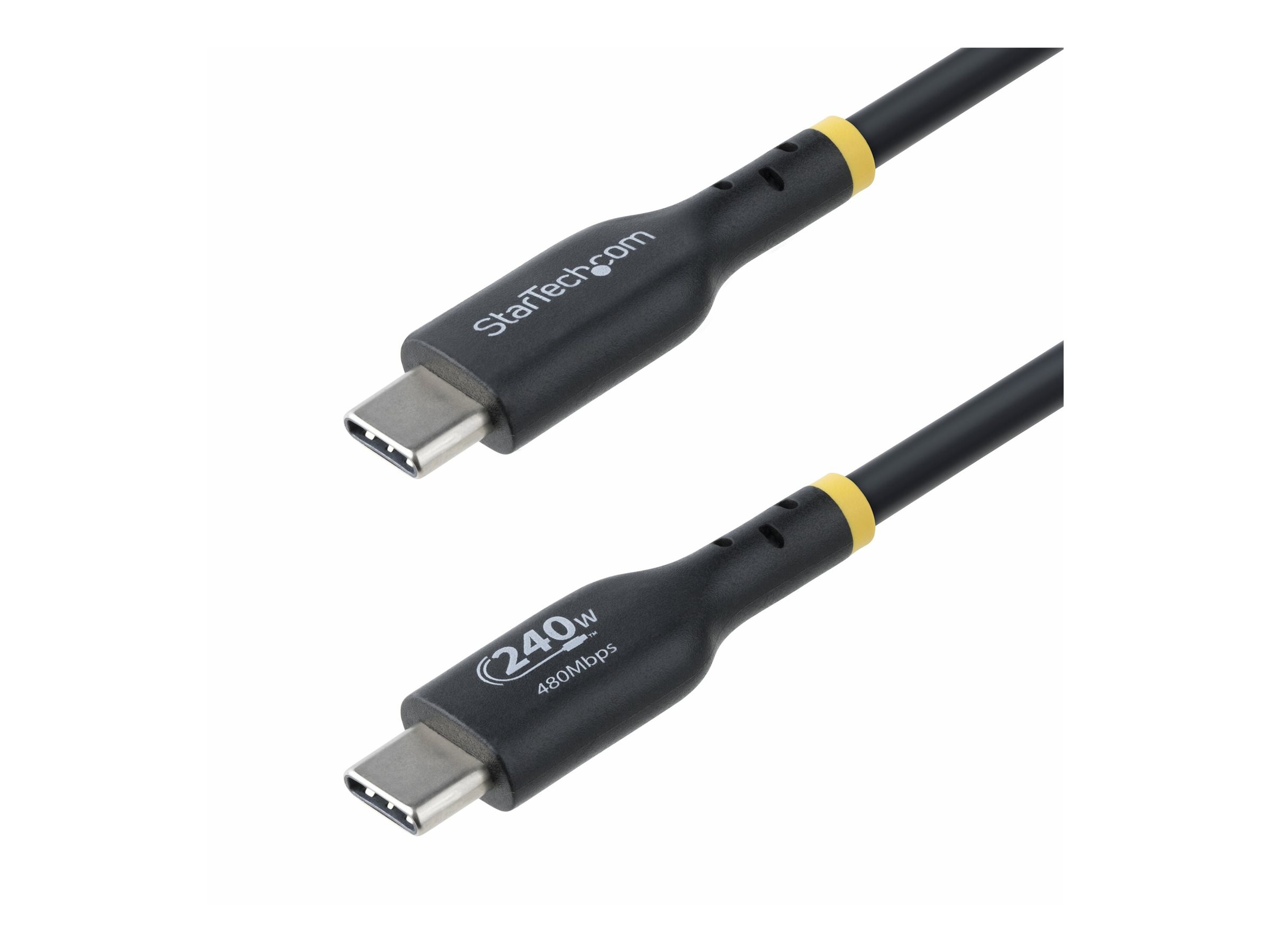 STARTECH.COM 3meter USB-C Ladekabel USB-IF zertifiziert USB C Schnellladekabel 240W PD EPR USB C 2.0 Laptop-Ladekabel