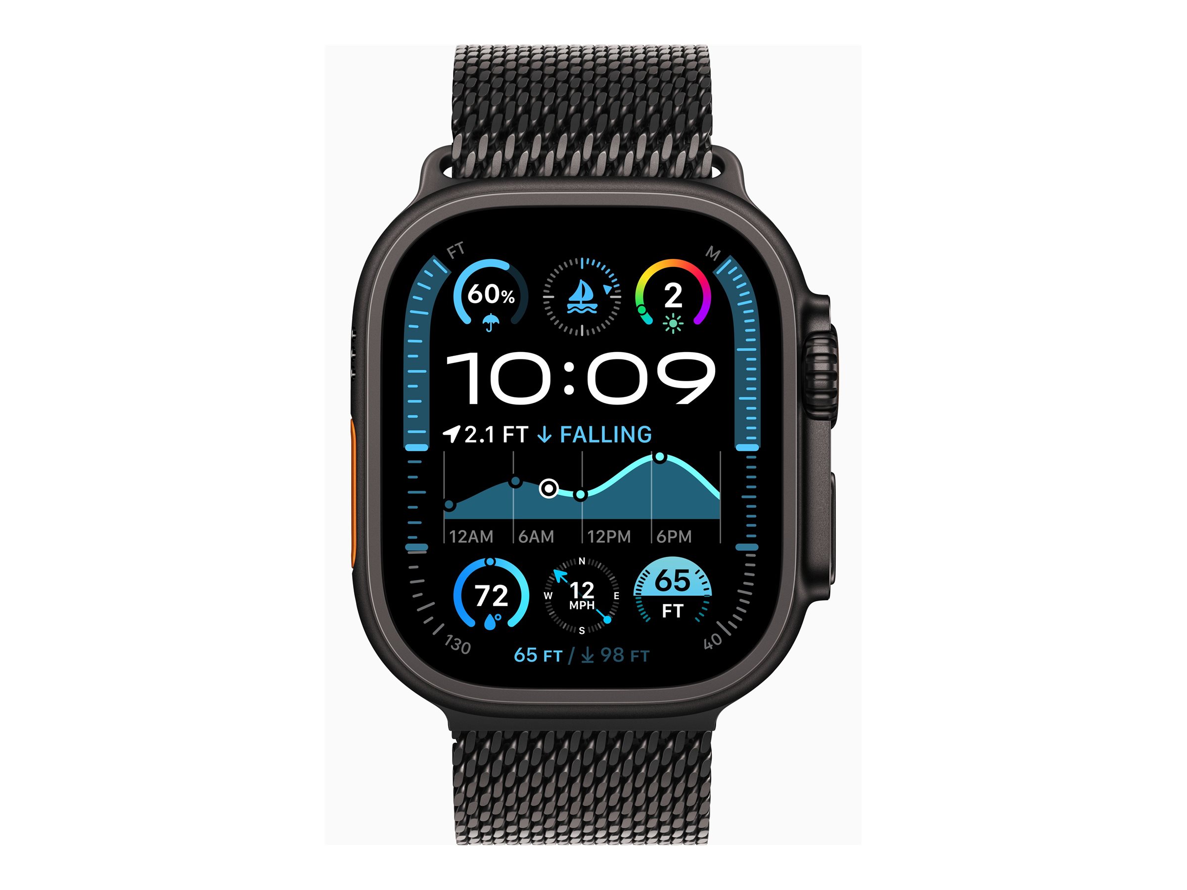 Apple Watch Ultra 2 Titanium Cellular 49mm Schwarz (Milanaise Titan schwarz) L Apple Watch Ultra 2 Titanium Cellular 49mm Schwarz (Milanaise Titan schwarz) L