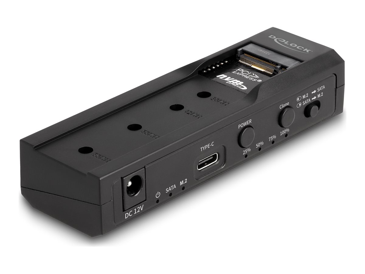 Delock USB-C Konverter M.2 NVMe + SATA SSD