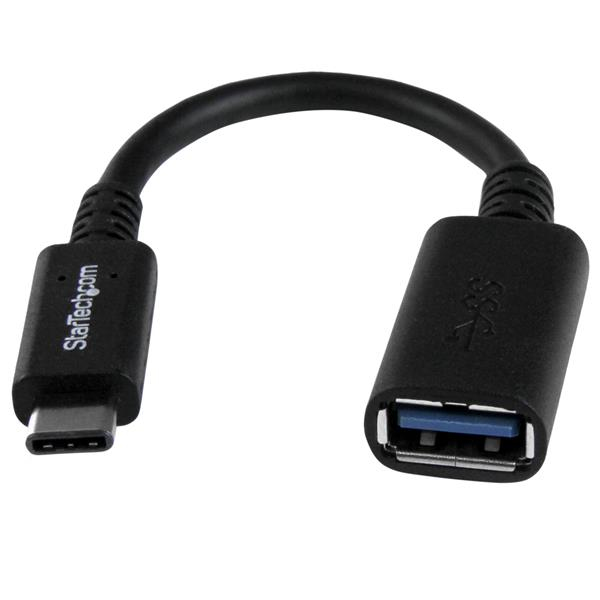 STARTECHCOM USBC to USBA Adapter Cable MF 6in USB 30