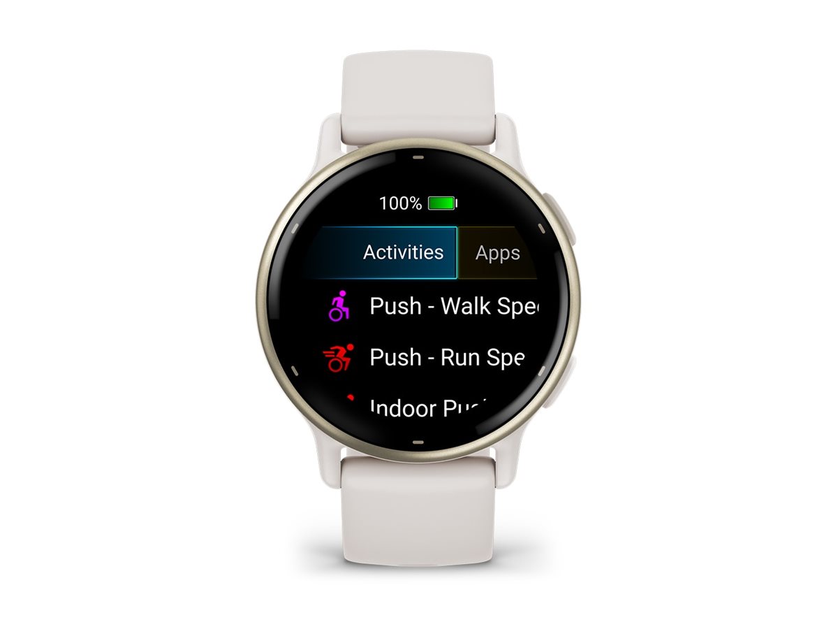 Garmin vivoactive 5 ivory (42.20 mm, Polymer, Aluminium, nur WLAN, One Size)